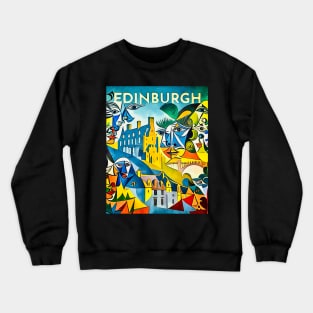 Edinburgh, globetrotters Crewneck Sweatshirt